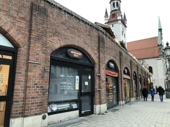 Metzgerzeile am Viktualienmarkt