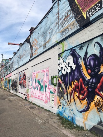 Graffiti in der Tumblingerstraße