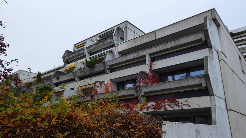 Rückseite der Conollystraße 31- Schauplatz des Olympia-Attentats 1972