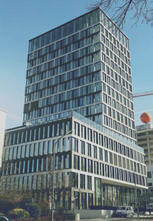 Highrise One, Bürohochhaus in Berg am Laim