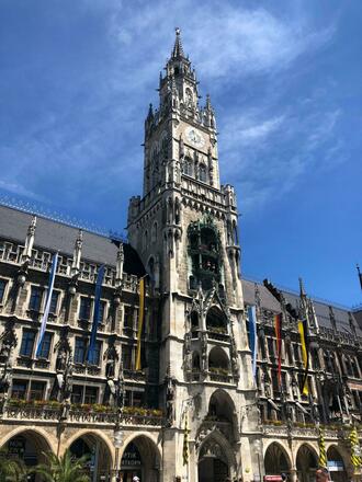 Das neue Rathaus am Marienplatz