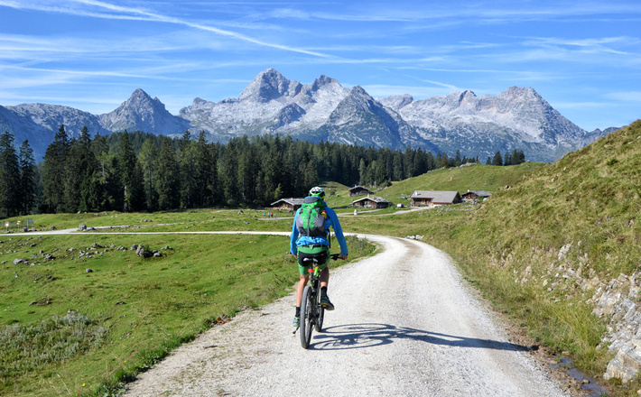 Mit dem Mountainbike zur Kallbrunnalm
