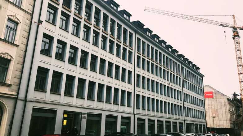 Die Stelle des ehemaligen bayerischen Landtags - Heute