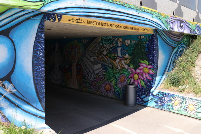 Kunstprojekt Stadtlichtung