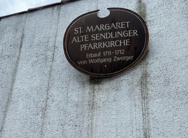 Schild alte Sendlinger Kirche