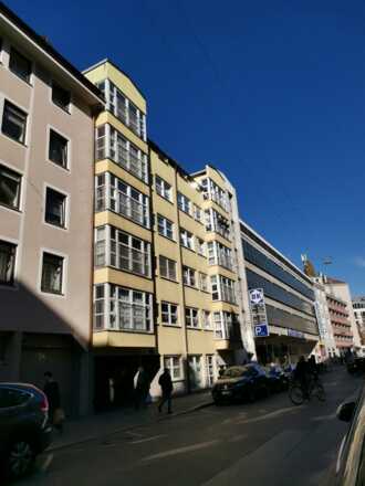 Blick Richtung Isarparkhaus