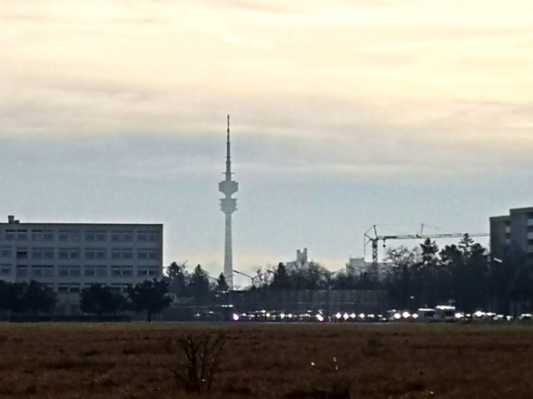 Blick auf Olympiaturm