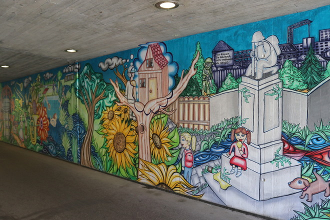 Kunstprojekt Stadtlichtung