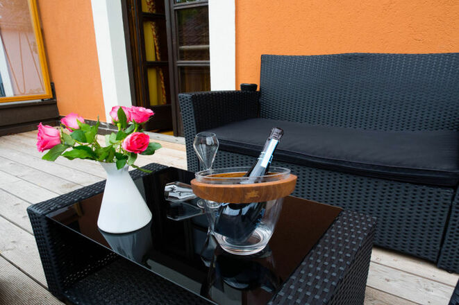 Balkon Hotelzimmer