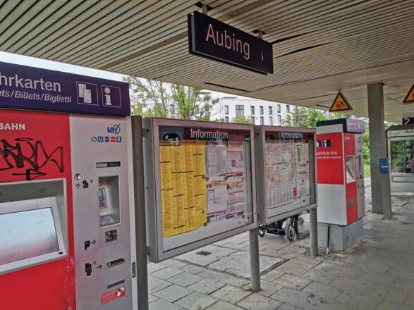 S-Bahnhof Aubing - Gleis