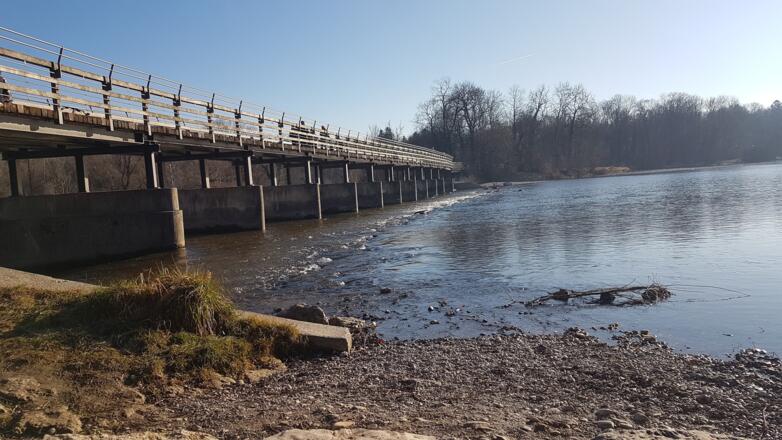 Flauchersteg von oben
