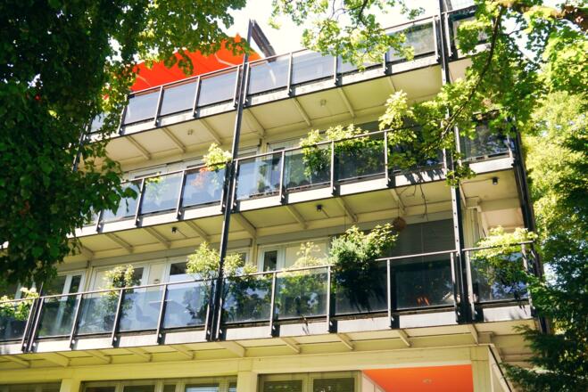 Modernes Wohngebäude in der Möhlstaße