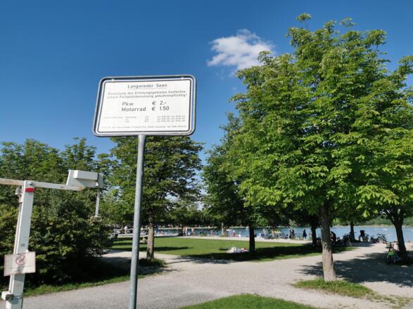 Langwieder See Parkplatz