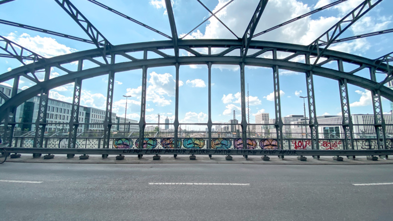 Ausblick von der Hackerbrücke
