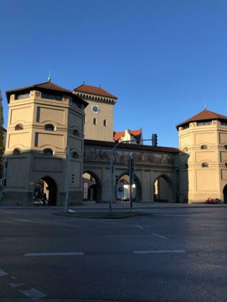 Isartor - in den Türmen links und rechts befindet sich das Valentin-Karlstadt-Museum