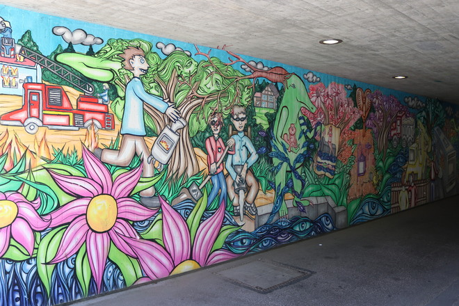 Kunstprojekt Stadtlichtung