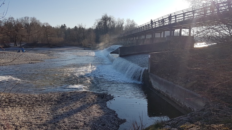 Flauchersteg von unten