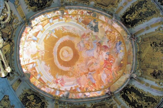 Deckengemälde der Klosterkirche Weltenburg