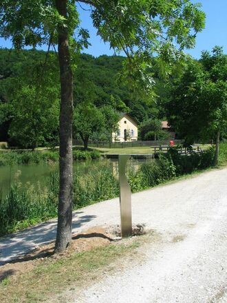Hörpunkt am Ludwig-Donau-Main-Kanal in Altessing im Altmühltal