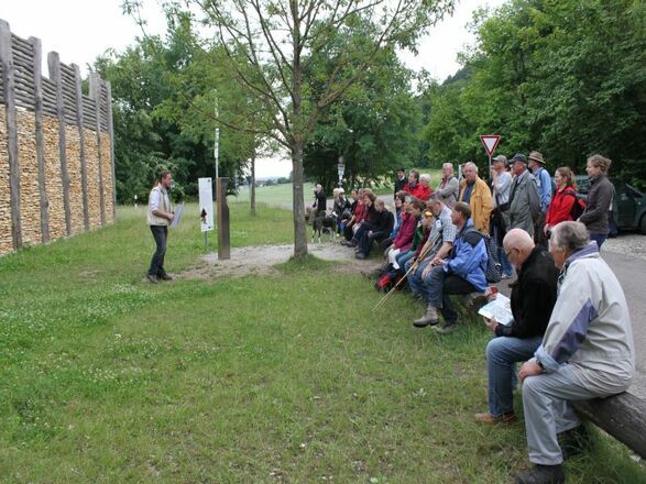 archäologische Wanderung am keltischen Stadttor in Kelheim-Gronsdorf