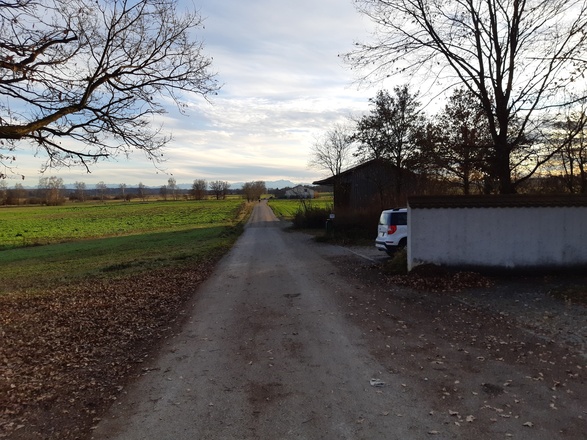 Parkplatz am neuen Friedhof