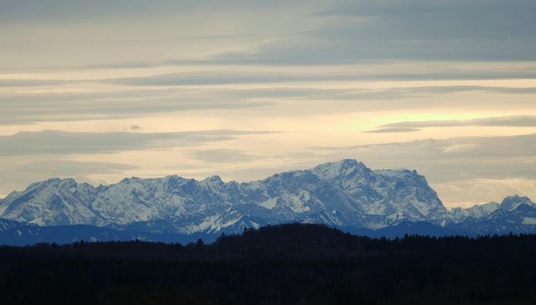 Ausblick über die Alpen