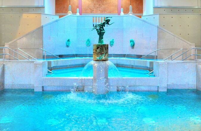 Das römisch-traditionelle Nymphäum im Erholungsbad der Limes-Therme