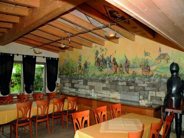 Rittersaal der Ritterschänke Randeck in Essing im Altmühltal