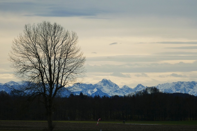 Ausblick über die Alpen