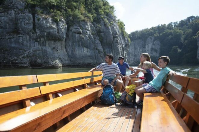 Zillenfahrt vom Kloster Weltenburg durch den Donaudurchbruch