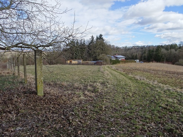 Anstieg bei Schloßberg Richtung Osten