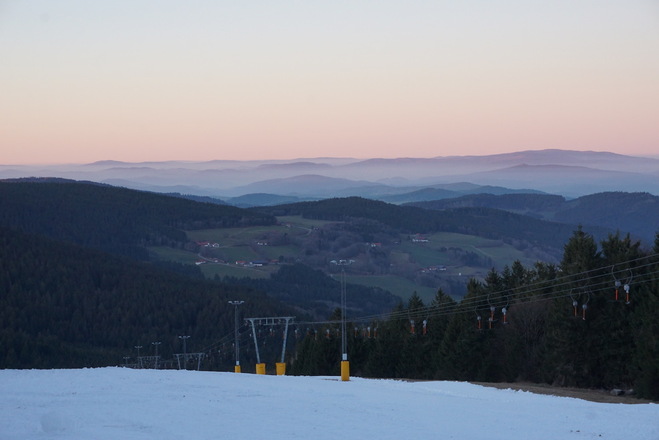 Abendstimmung mit Blick ins Regental