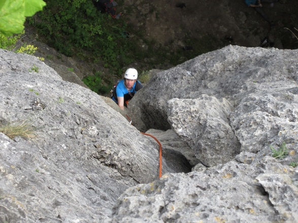 schöne Kletterstellen im Westriss auf den Napoleon (Frankenjura)