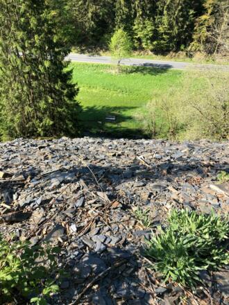 Blick über die Untere Schieferhalde