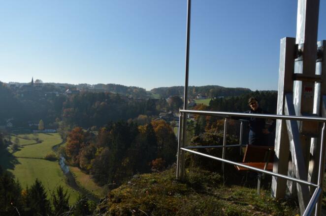 Blick vom Glockenfelsen auf Wüstenstein
