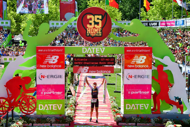 Zieleinlauf Challenge Roth