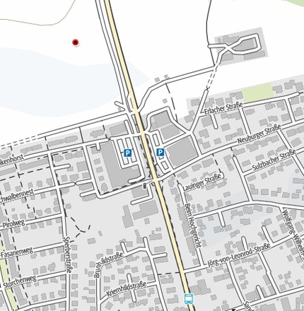 Parkplatz in Hilpoltstein