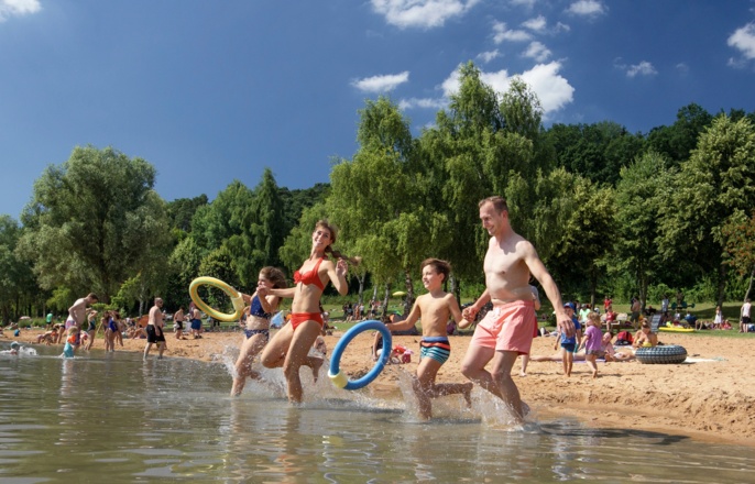 Badespaß am Igelsbachsee