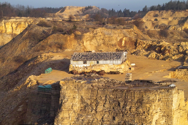 Fossilfundstelle Solnhofener Plattenkalke