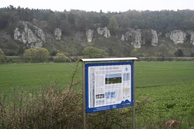 Infotafel Zwölf-Apostel-Felsen