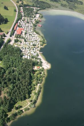 Luftbild zum Bannwaldsee