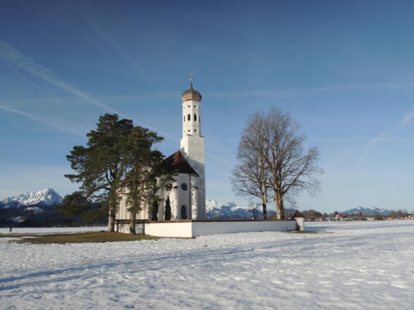 Die St. Coloman Kirche bei Schwangau