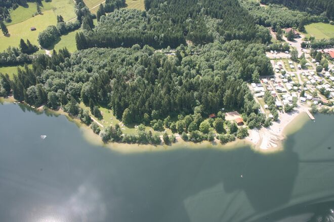 Luftbild zum Bannwaldsee