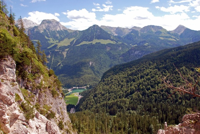 Blick zum Hagengebirge