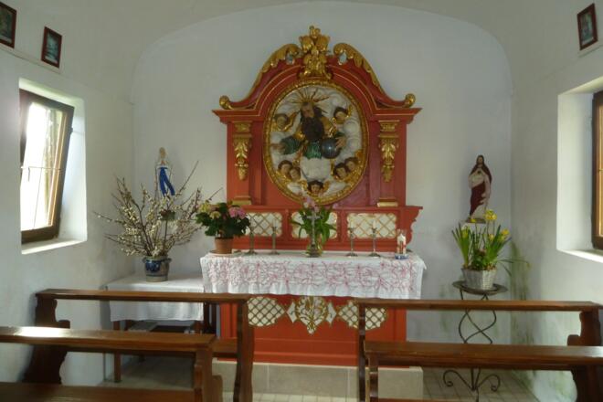Altar in der Sebastianskapelle