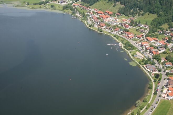 Luftbild zum Hopfensee
