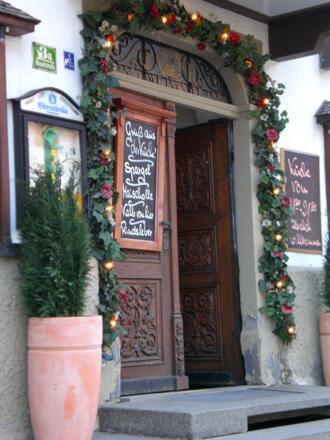 Brauerei-Gasthof Bären, Eingang