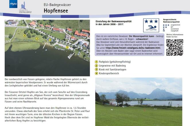 Infotafel Hopfensee