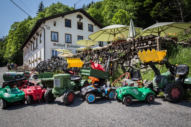 Gasthof Fallmühle Kinderfahrzeuge