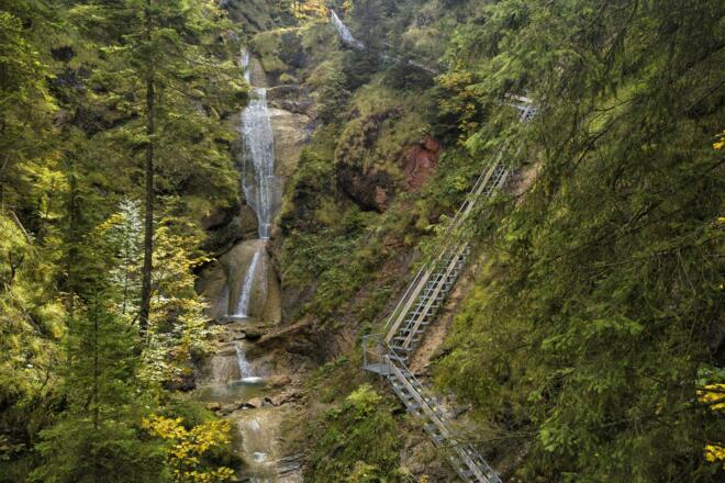 Wasserfall in Nesselwang im Allgäu